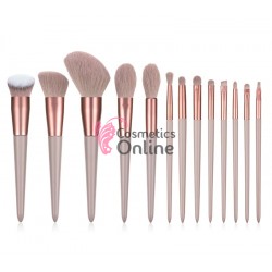 Pensule de Make-up 13 bucati Purple-Nude Profesionale MKB16